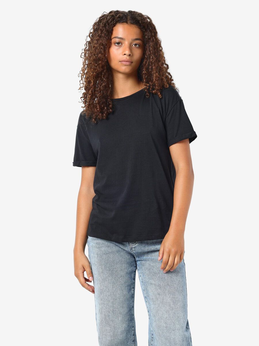 Noisy May O-NECK T-SHIRT, Black, highres - 27010978_Black_003.jpg
