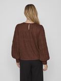 Vila TEXTURED LONG SLEEVED TOP, Shaved Chocolate, highres - 14090173_ShavedChocolate_004.jpg