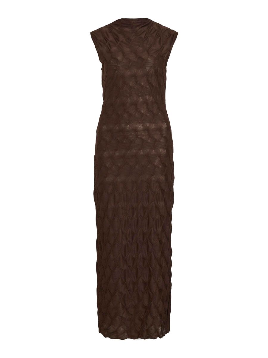 VILA VIREJA SLEEVELESS MAXI DRESS, Coffee Bean, highres - 14105184_CoffeeBean_001.jpg