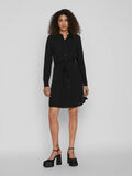 Vila TIE WAIST - SHIRT DRESS, Black, highres - 14067410_Black_003.jpg