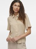 VILA SHORT SLEEVED SHIRT, Feather Gray, highres - 14102507_FeatherGray_007.jpg