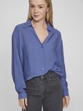 VILA VIDOMIRA V-NECK LONG SLEEVED SHIRT, Bijou Blue, highres - 14095705_BijouBlue_007.jpg