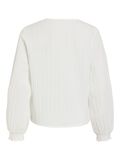 Product image thumbnail - VIELMA V-NECK LONG SLEEVED SHIRT, Cloud Dancer | 7