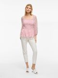 VILA VIMIA 3/4 SLEEVED SMOCK TOP, Pale Lilac, highres - 14109637_PaleLilac_1211720_005.jpg