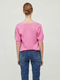 Vila KNITTED SHORT SLEEVED TOP, Fuchsia Pink, highres - 14072144_FuchsiaPink_004.jpg