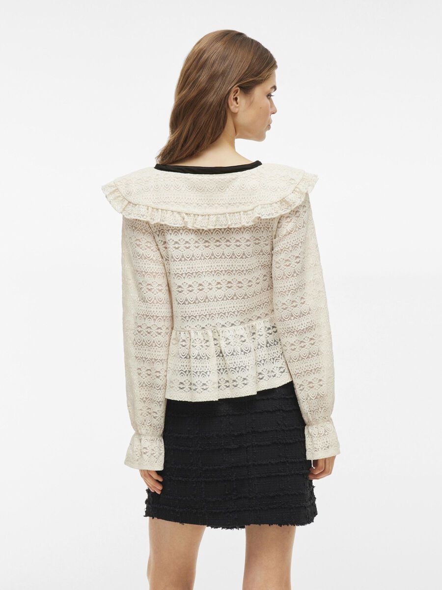 VILA LONG SLEEVED TOP, Birch, highres - 14108358_Birch_1195907_004.jpg