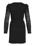 Vila LACE SLEEVE SHORT DRESS, Black, highres - 14091094_Black_002.jpg