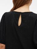 VILA ROUND NECK SHORT SLEEVED TOP, Black Beauty, highres - 14101667_BlackBeauty_006.jpg