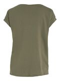 Vila COL ROND T-SHIRT, Dusty Olive, highres - 14083083_DustyOlive_002.jpg