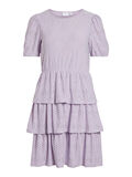 Vila LAYERED SHORT DRESS, Pastel Lilac, highres - 14085839_PastelLilac_001.jpg