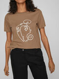 Vila PRINTET T-SHIRT, Walnut, highres - 14085312_Walnut_1021529_006.jpg