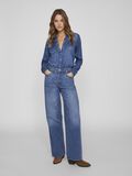 Vila LOMME DENIMSKJORTE, Dark Blue Denim, highres - 14033008_DarkBlueDenim_604568_005.jpg