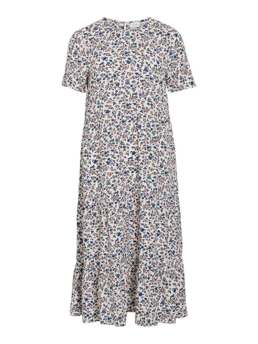 VILA MANGAS CORTAS VESTIDO MIDI, Snow White, highres - 14078934_SnowWhite_1210882_001.jpg