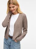 VILA VIRIL KORT ÅBEN CARDIGAN, Falcon, highres - 14060800_Falcon_816341_006.jpg
