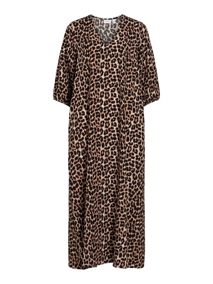 VILA VILIOPANA LEOPRINT MAXIKLEID, Brazzilian Sand, highres - 14105565_BrazzilianSand_1174589_001.jpg