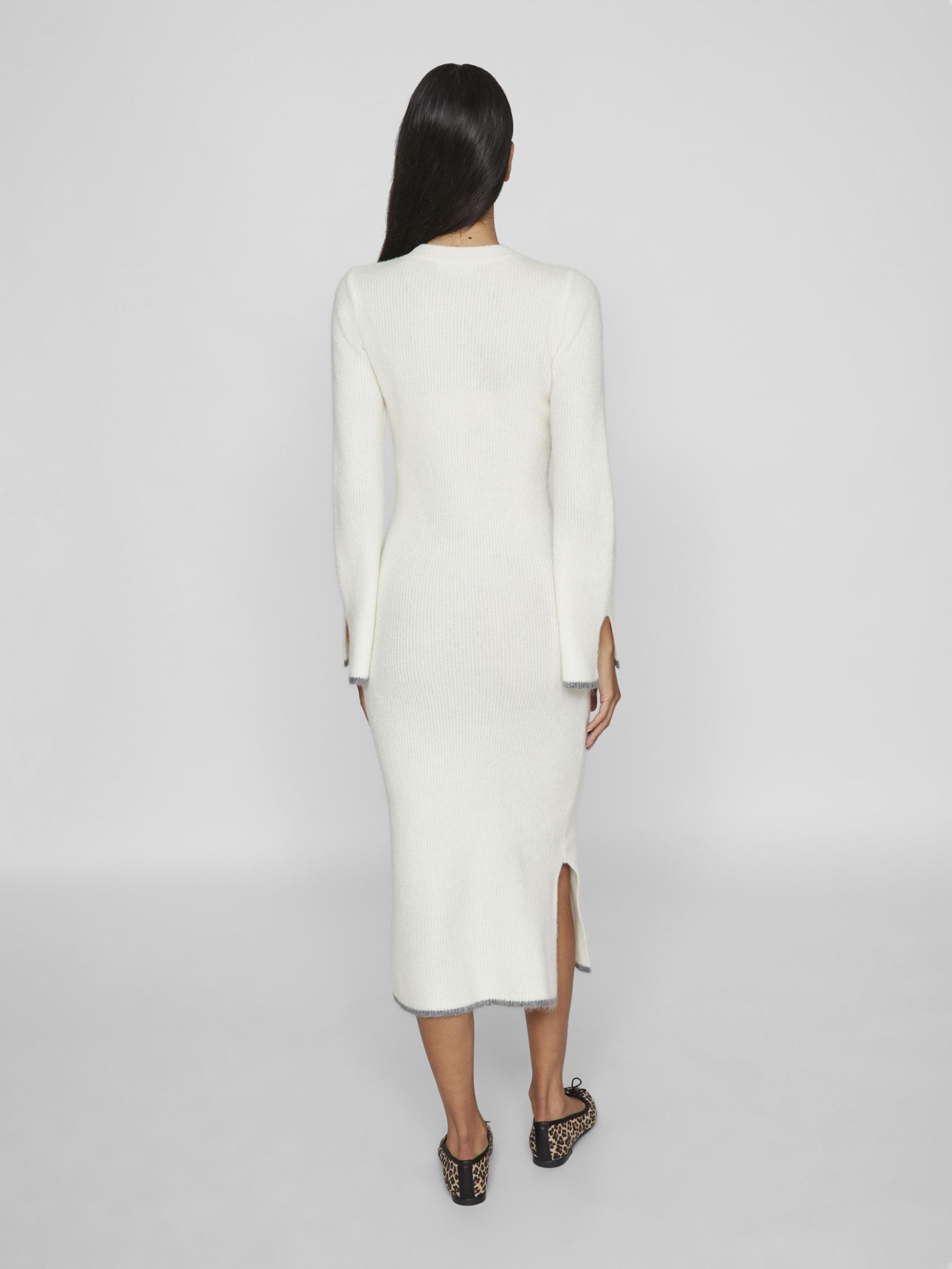 特価品セ RIBBED MIDI VILA® | White | DRESS KNITTED スカート