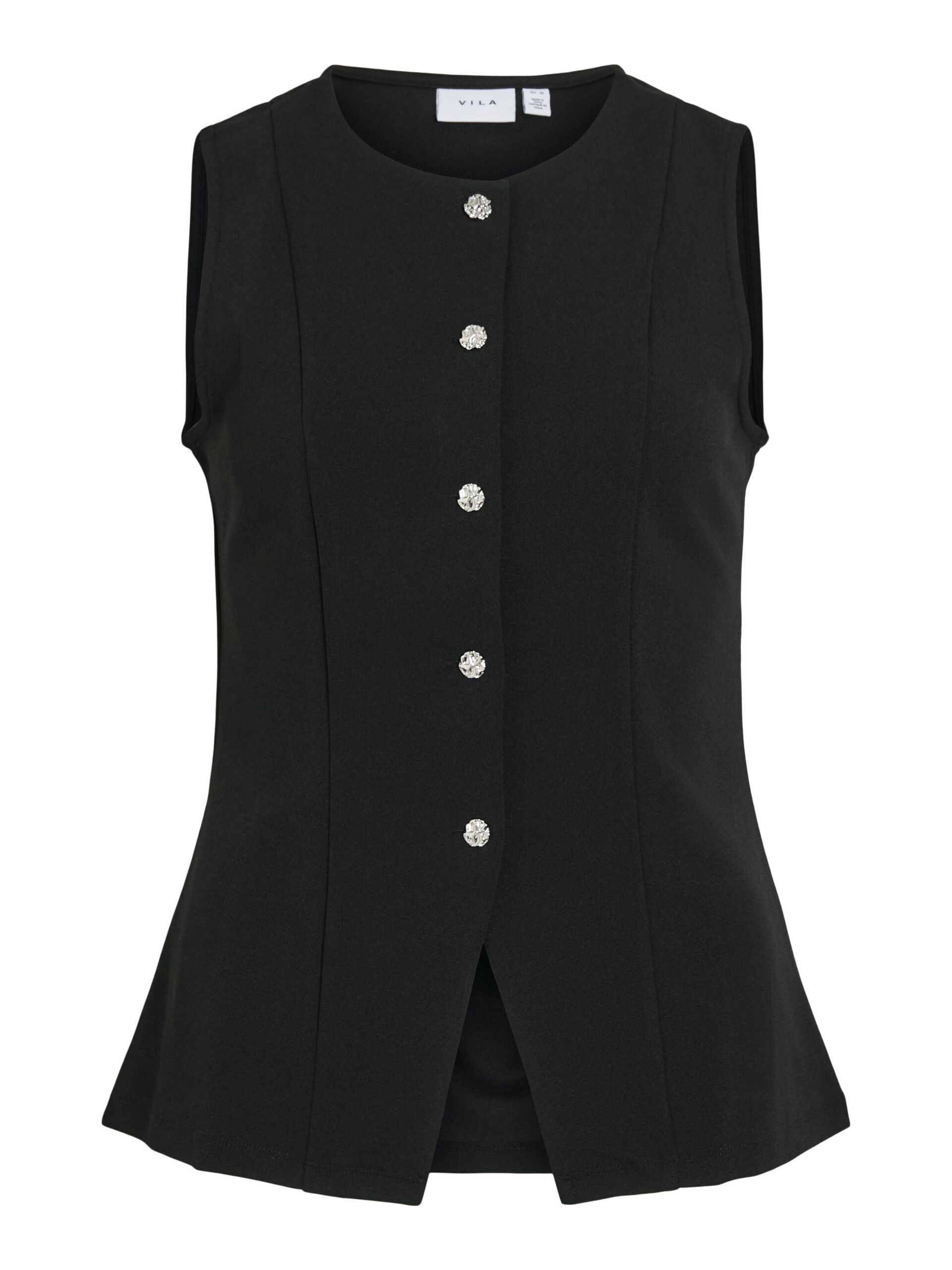 Carousel image - VIMERLANO ROUND NECK WAISTCOAT, Black Beauty | 6