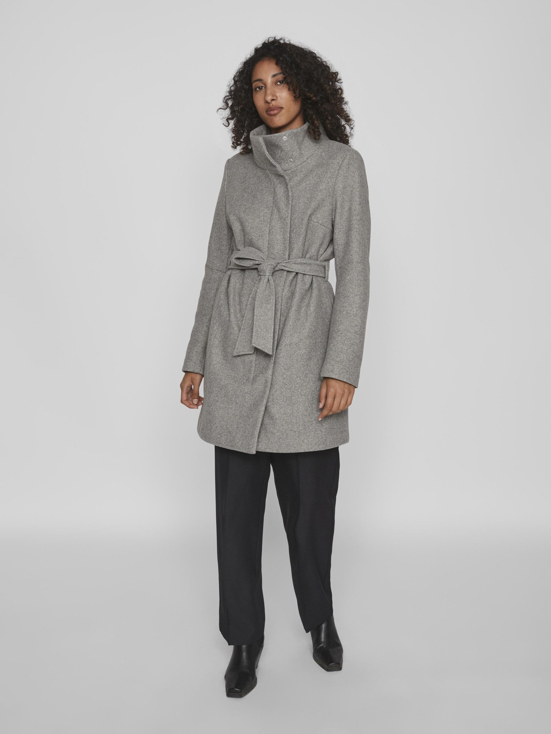 Tie waist best sale winter coat