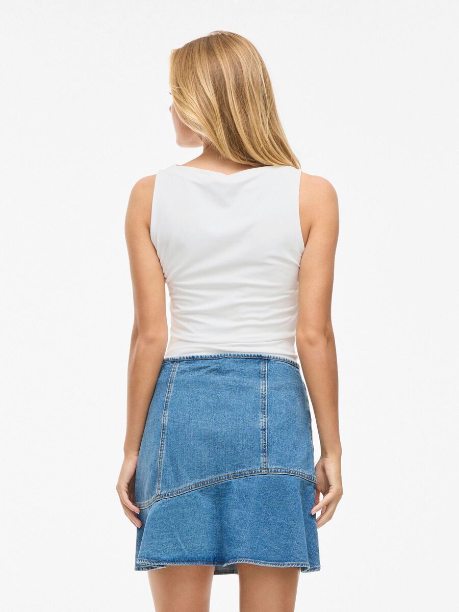 VILA VIKENZA WATERFALL SLEEVELESS TOP, Optical Snow, highres - 14113445_OpticalSnow_004.jpg
