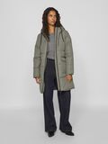 VILA HOODED PUFFER COAT, Dusty Olive, highres - 14094320_DustyOlive_005.jpg