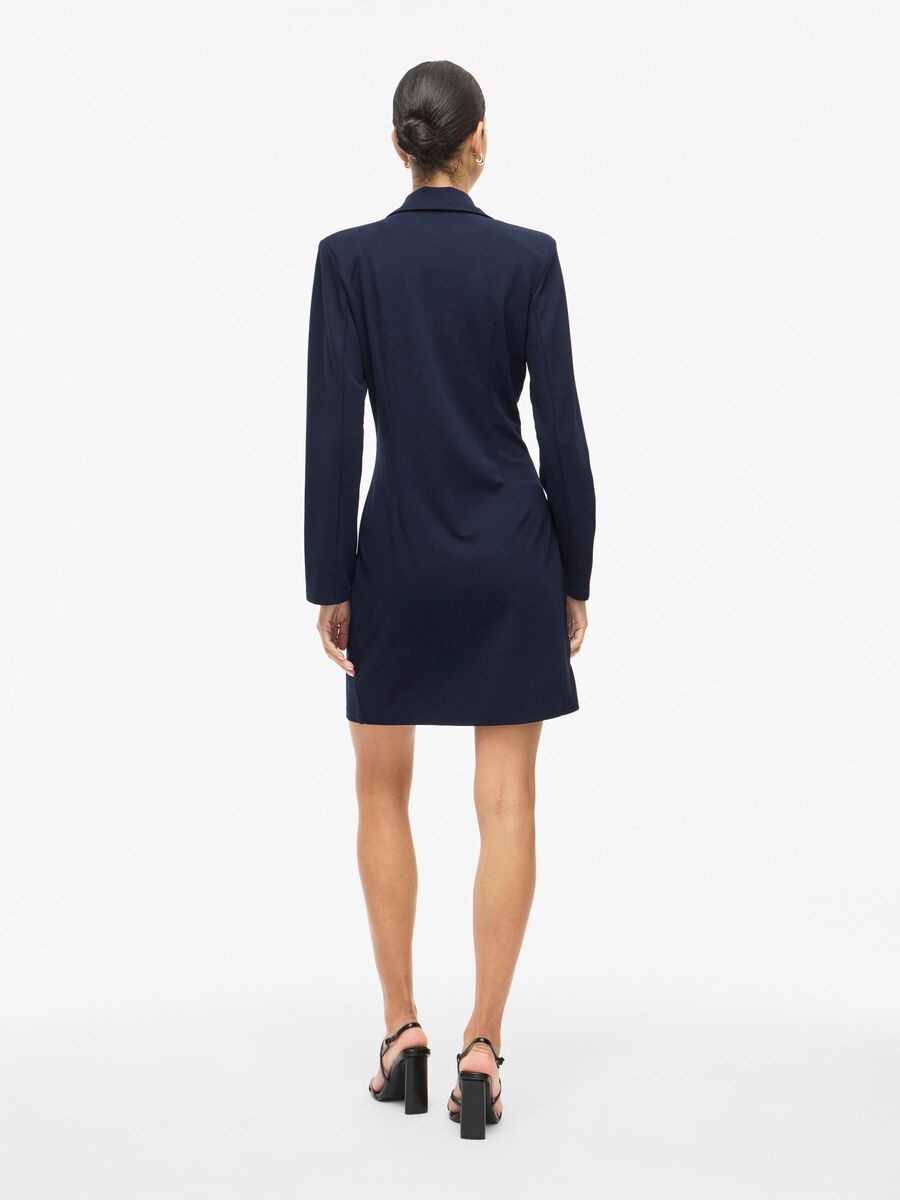 VILA VICLARA KURZES BLAZERKLEID, Navy Blazer, highres - 14112686_NavyBlazer_004.jpg