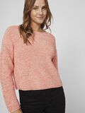 Vila CROPPED KNITTED PULLOVER, Tigerlily, highres - 14080423_Tigerlily_982549_007.jpg