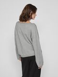 VILA PITKÄHIHAINEN NEULEPAITA, Light Grey Melange, highres - 14109848_LightGreyMelange_004.jpg