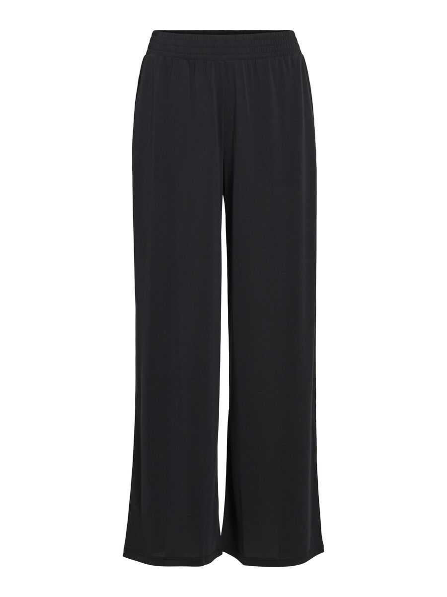 VILA HIGH WAIST TROUSERS, Black Beauty, highres - 14098912_BlackBeauty_001.jpg