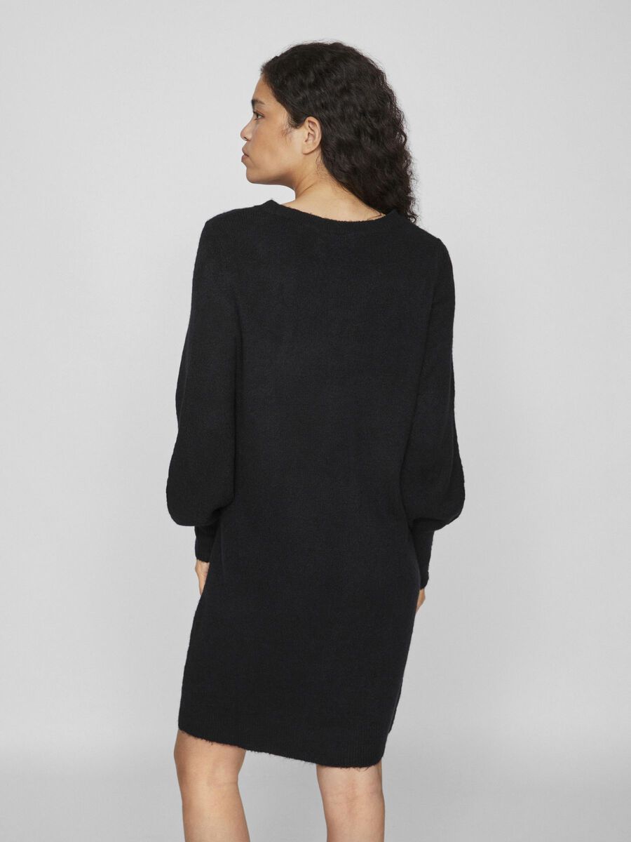 VILA DE PUNTO VESTIDO CORTO, Black, highres - 14103024_Black_004.jpg