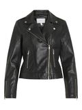 Vila BIKER LOOK LEATHER JACKET, Black, highres - 14067521_Black_001.jpg