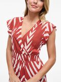 VILA V-NECK MAXI DRESS, Red Ochre, highres - 14110023_RedOchre_1218778_006.jpg