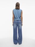 VILA TAILLE HAUTE JEAN LARGE, Dark Blue Denim, highres - 14103283_DarkBlueDenim_004.jpg