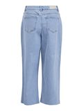 Vila CROPPED FIT WIDE FIT JEANS, Light Blue Denim, highres - 14071619_LightBlueDenim_002.jpg