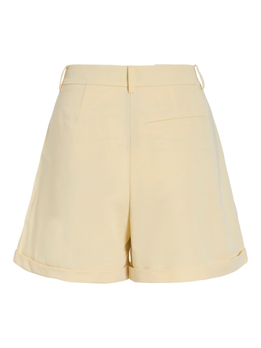 VILA VIHANDI TAILORED HIGH-WAIST SHORT, Pale Banana, highres - 14111995_PaleBanana_002.jpg