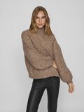 Vila HIGH-NECK KNITTED TOP, Malt Ball, highres - 14093528_MaltBall_003.jpg