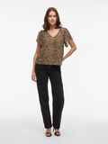 VILA LEOPARD PRINT SHORT SLEEVED TOP, Tigers Eye, highres - 14110064_TigersEye_1219007_005.jpg