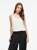 Product image thumbnail - VIZUKU V-NECK STRAP TOP, Snow White | 1