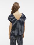 VILA V-HALS TOP MET KORTE MOUWEN, Navy Blazer, highres - 14104325_NavyBlazer_1179137_004.jpg