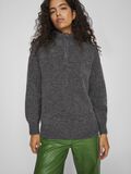 VILA VIALMA, CREMALLERA JERSEY DE PUNTO, Dark Grey Melange, highres - 14100407_DarkGreyMelange_007.jpg