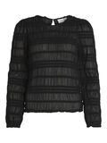 Vila DETAILED LONG SLEEVED TOP, Black, highres - 14078977_Black_001.jpg