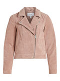 Vila SUEDE BIKER JACKET, Café au Lait, highres - 14088772_CafAuLait_001.jpg