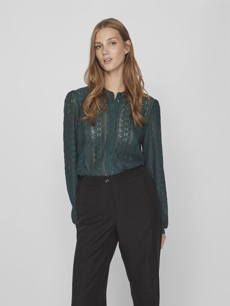 Vila LACE SHIRT, Ponderosa Pine, highres - 14082977_PonderosaPine_003.jpg