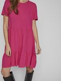 Vila SHORT SLEEVED KNEE-LENGTH DRESS, Pink Yarrow, highres - 14067408_PinkYarrow_007.jpg