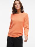 VILA VIDALO - BASIQUE PULL EN MAILLE, Cadmium Orange, highres - 14082767_CadmiumOrange_007.jpg