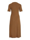 VILA SHORT SLEEVED MIDI DRESS, Rubber, highres - 14103584_Rubber_002.jpg