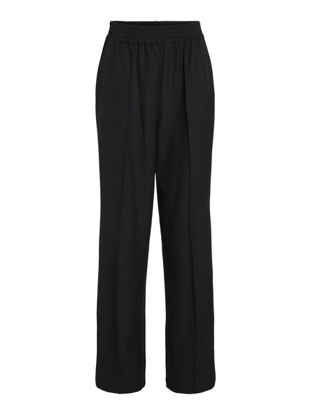 Vila HIGH WAIST PANTALONI, Black, highres - 14089565_Black_001.jpg