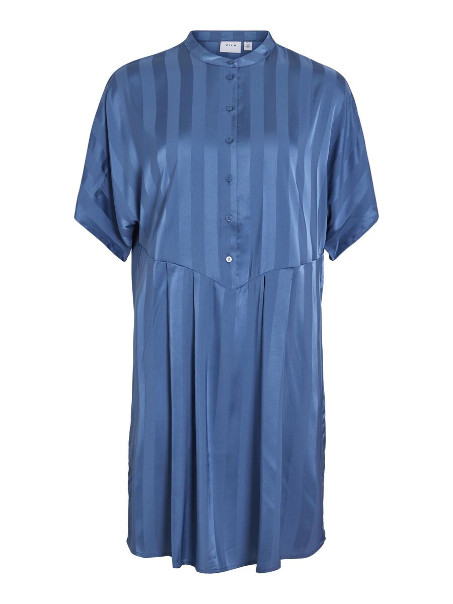 Vila SHORT SLEEVED  SHORT DRESS, Coronet Blue, highres - 14103585_CoronetBlue_001.jpg