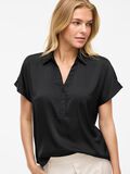 VILA VIENNA SHORT SLEEVED SHIRT, Black Beauty, highres - 14107405_BlackBeauty_006.jpg