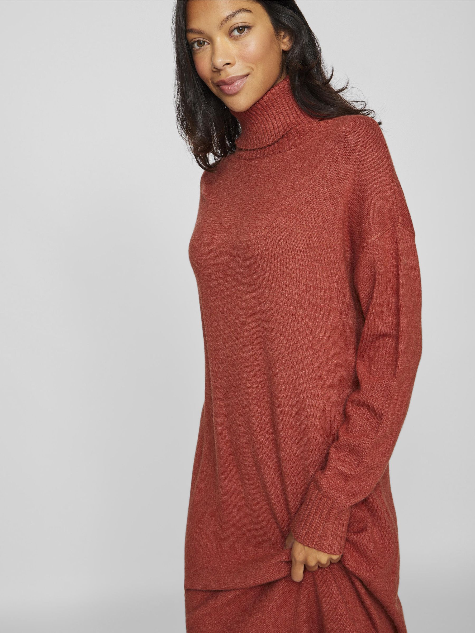 Woolen midi dress cheap