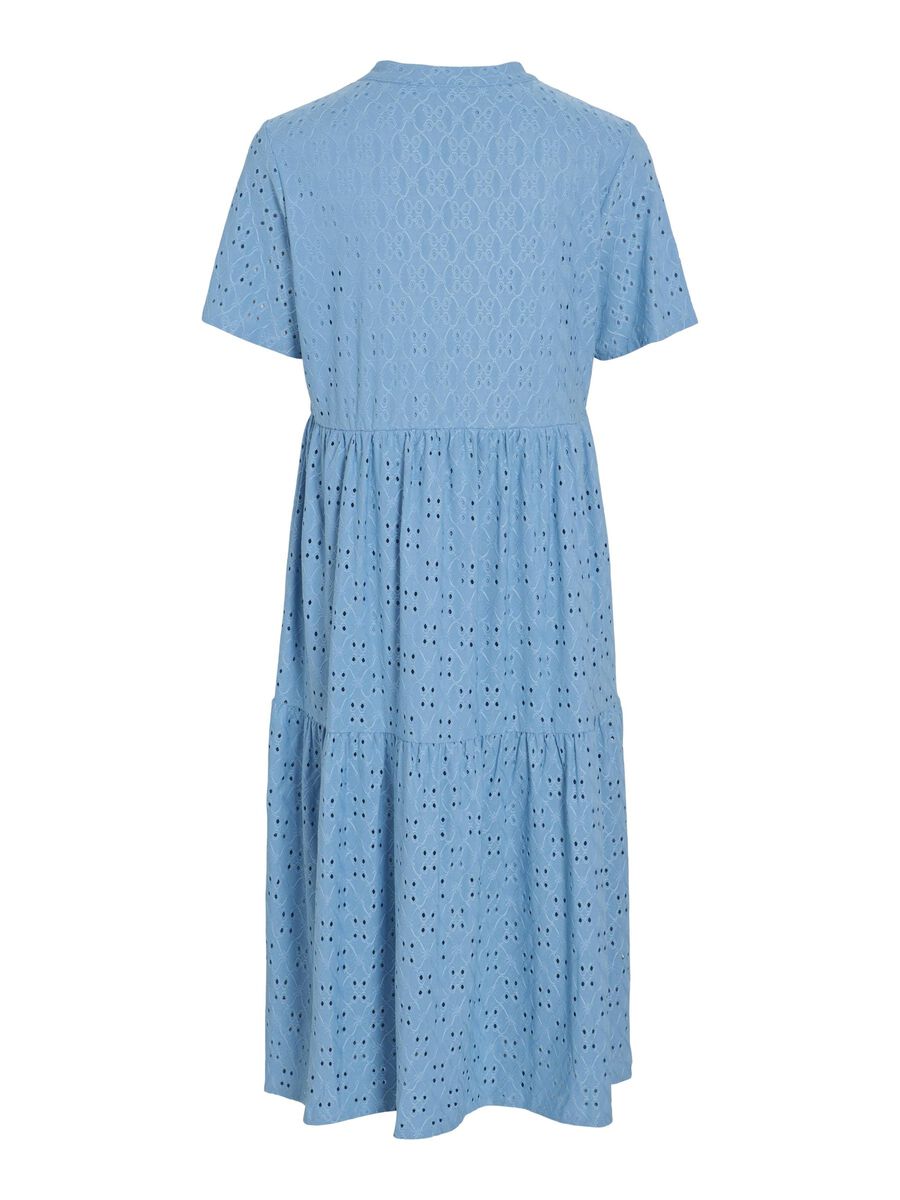 VILA KURZARM MIDIKLEID, Blissful Blue, highres - 14109847_BlissfulBlue_002.jpg